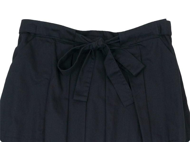 Atelier d'antan Certeauʥȡ Ribbon Skirt BLACK
