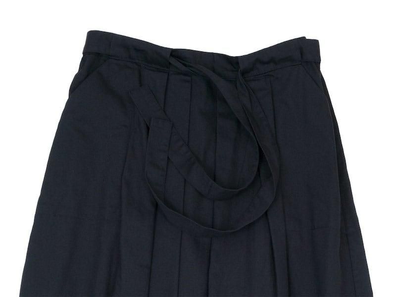 Atelier d'antan Certeauʥȡ Ribbon Skirt BLACK