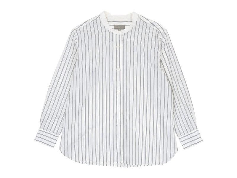 MARGARET HOWELL PJ STRIPE COTTON SILK SHIRTS 32White ̥ǥ