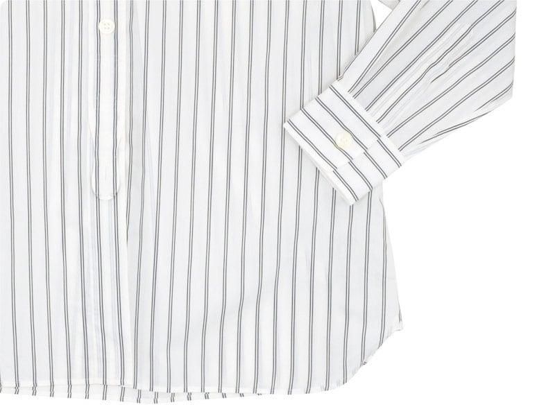 MARGARET HOWELL PJ STRIPE COTTON SILK SHIRTS 32White ̥ǥ