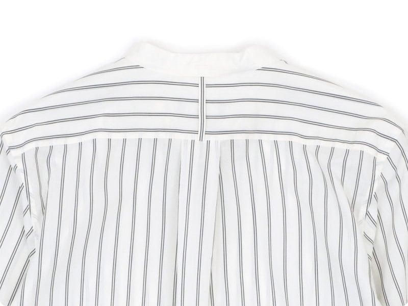 MARGARET HOWELL PJ STRIPE COTTON SILK SHIRTS 32White ̥ǥ