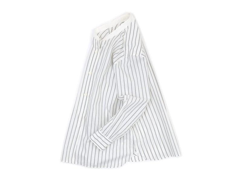 MARGARET HOWELL PJ STRIPE COTTON SILK SHIRTS 32White ̥ǥ
