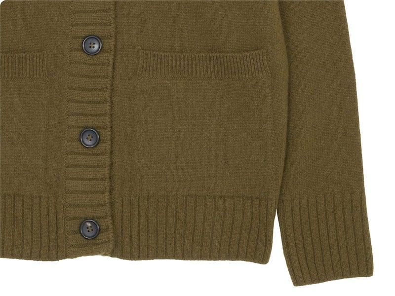 MARGARET HOWELL TWISTED CASHMERE WOOL CARDIGAN 50Brown ̥ǥ
