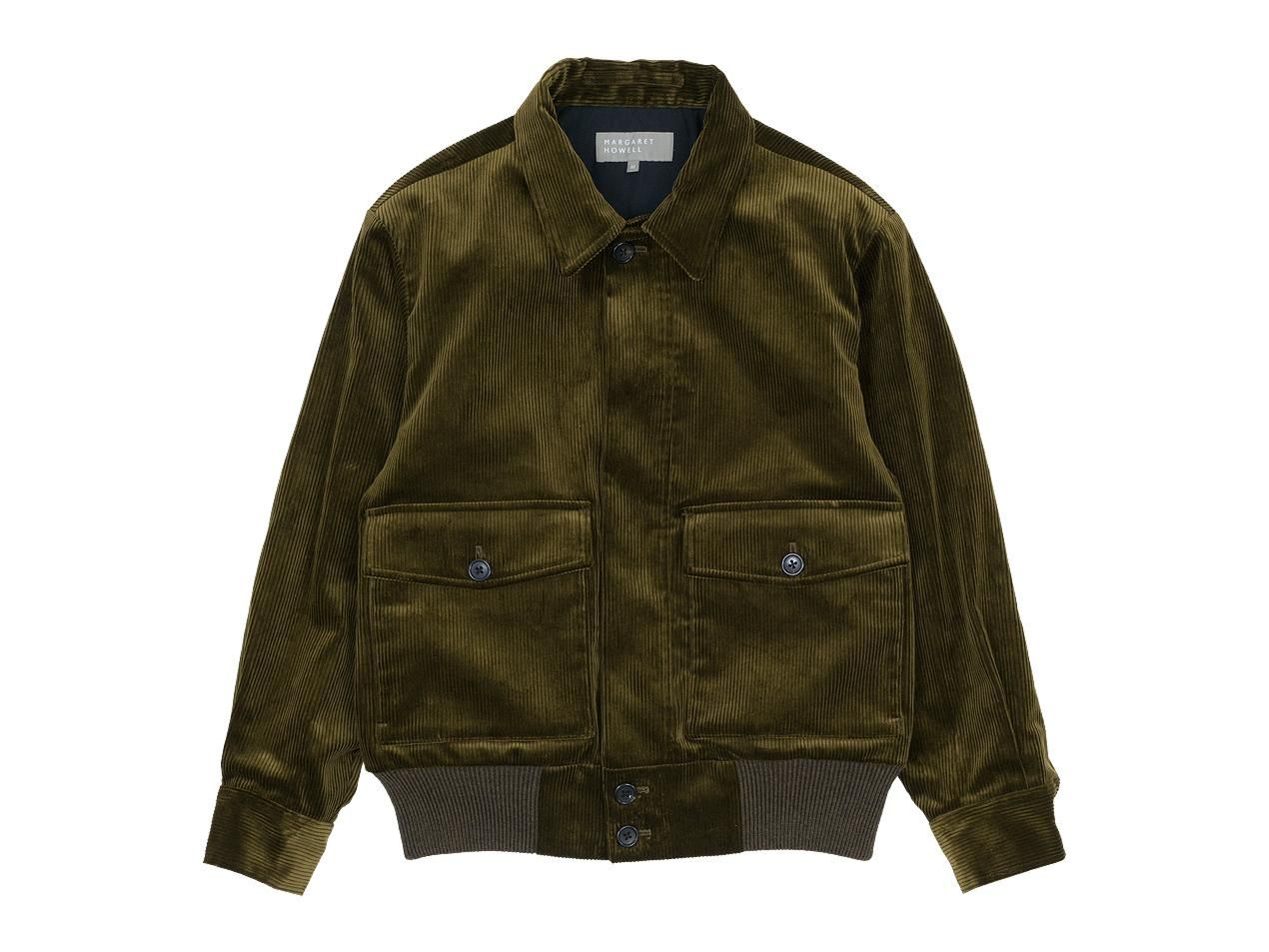 MARGARET HOWELL HEAVY CORD 8 WALE BLOUSON 180Khaki 〔メンズ〕