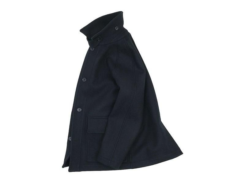 MARGARET HOWELL HEAVY FLANNEL COATING COAT 10Black ̥󥺡