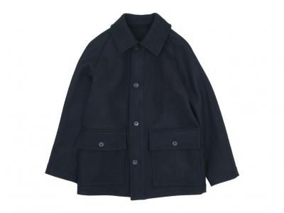MARGARET HOWELL HEAVY FLANNEL COATING COAT 10Black ̥󥺡