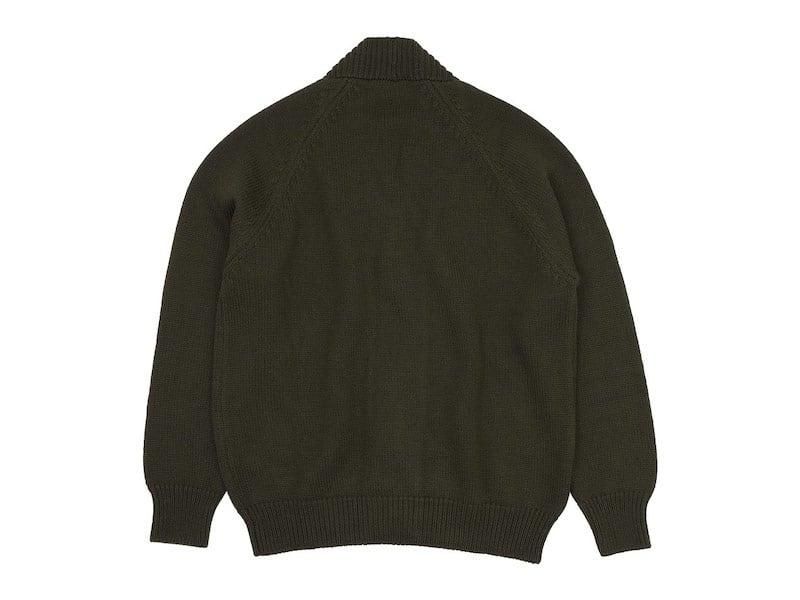 MARGARET HOWELL FINE MERINO WOOL CARDIGAN 180Khaki ̥󥺡