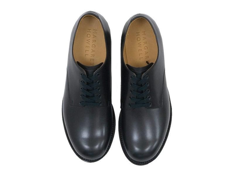 MARGARET HOWELL LEATHER LACE UP SHOES 10Black ̥󥺡