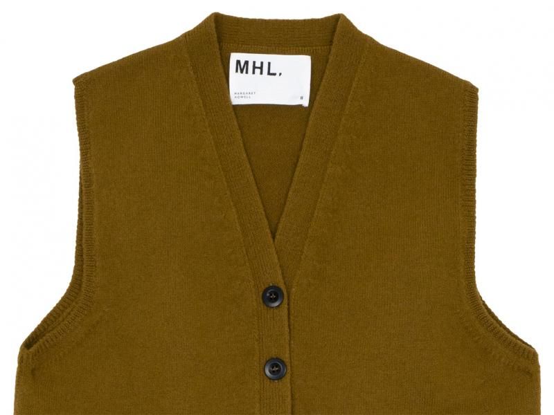 MHL. FELTED WOOL VEST 51Brown ̥ǥ