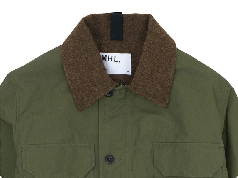 MHL. PROOFED PLAINWEAVE COTTON BLOUSON 147Green ̥󥺡