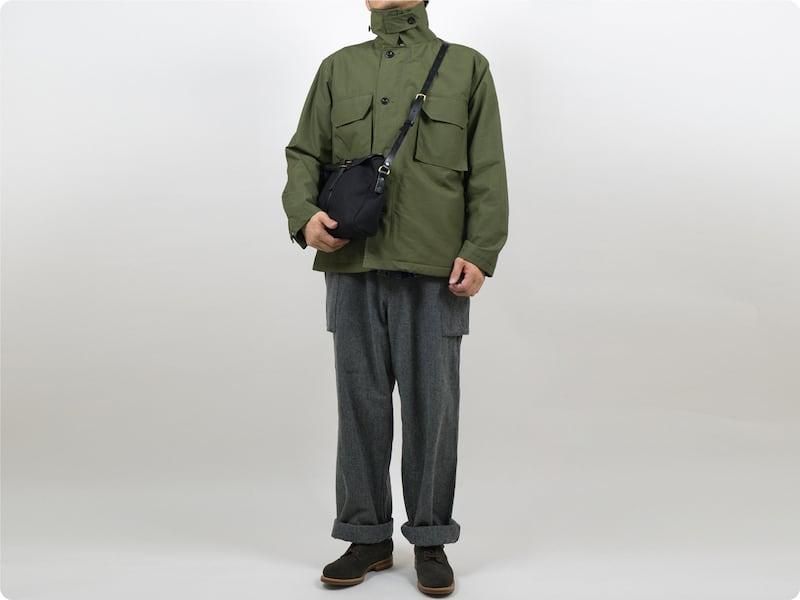 MHL. PROOFED PLAINWEAVE COTTON BLOUSON 147Green ̥󥺡
