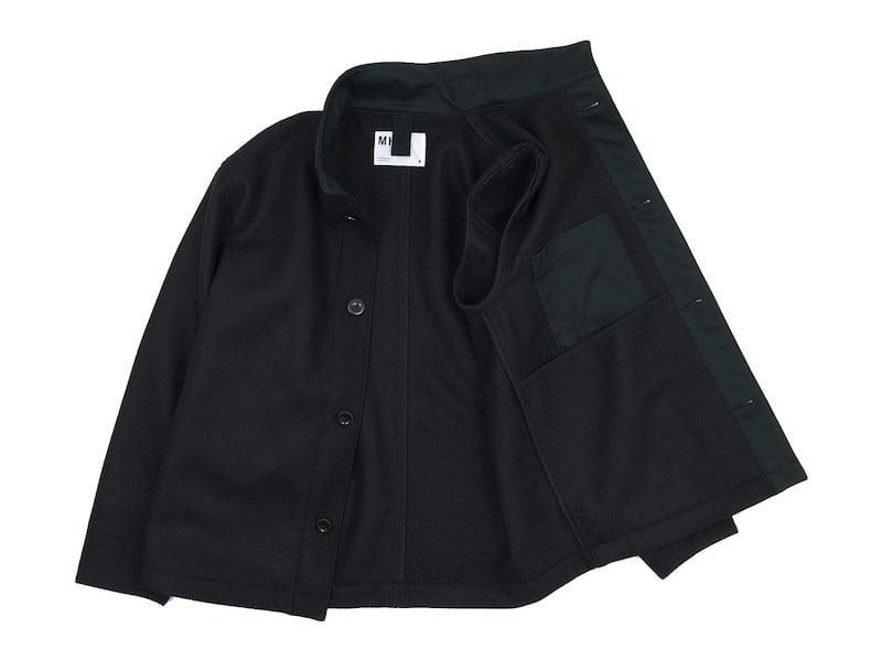 MHL. COARSE WOOL MELTON BLOUSON 10Black ̥󥺡