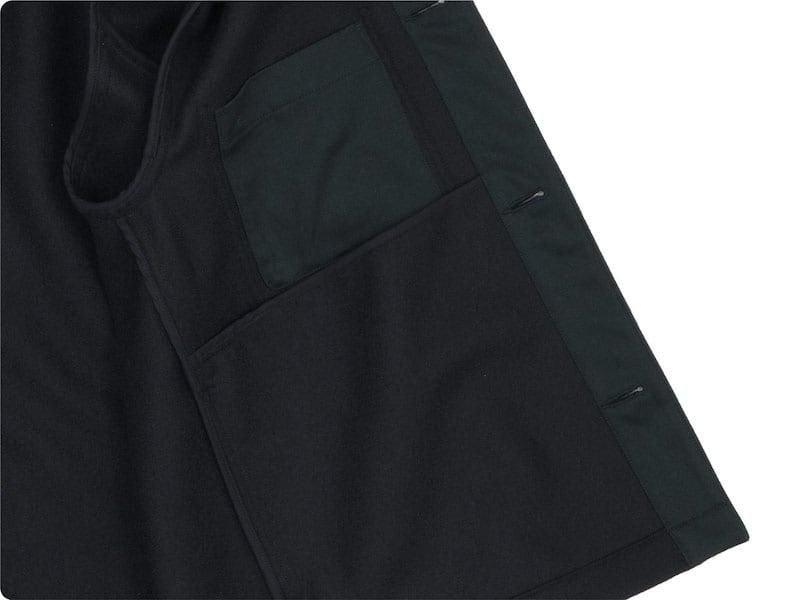 MHL. COARSE WOOL MELTON BLOUSON 10Black ̥󥺡