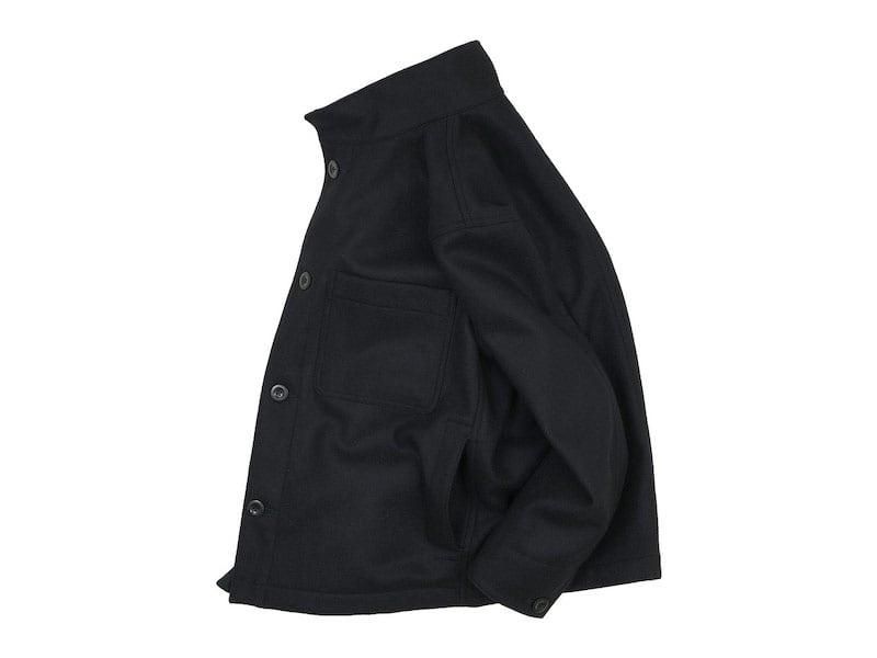 MHL. COARSE WOOL MELTON BLOUSON 10Black ̥󥺡