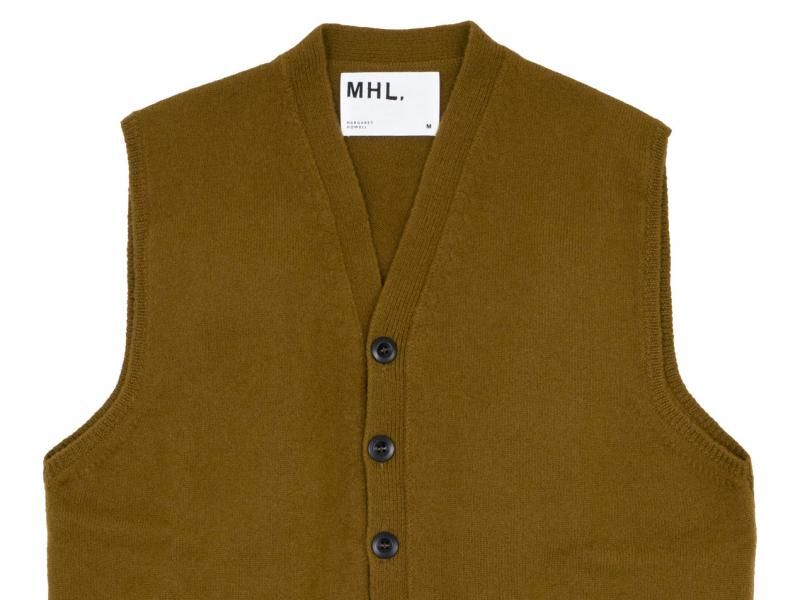 MHL. FELTED WOOL VEST 51Brown ̥󥺡