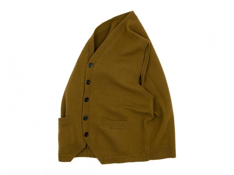 MHL. FELTED WOOL VEST 51Brown ̥󥺡
