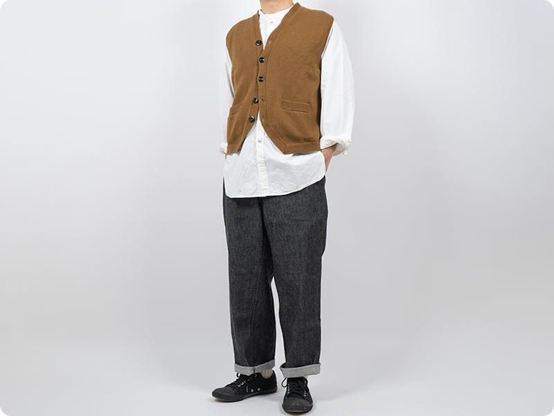 MHL. FELTED WOOL VEST 51Brown ̥󥺡