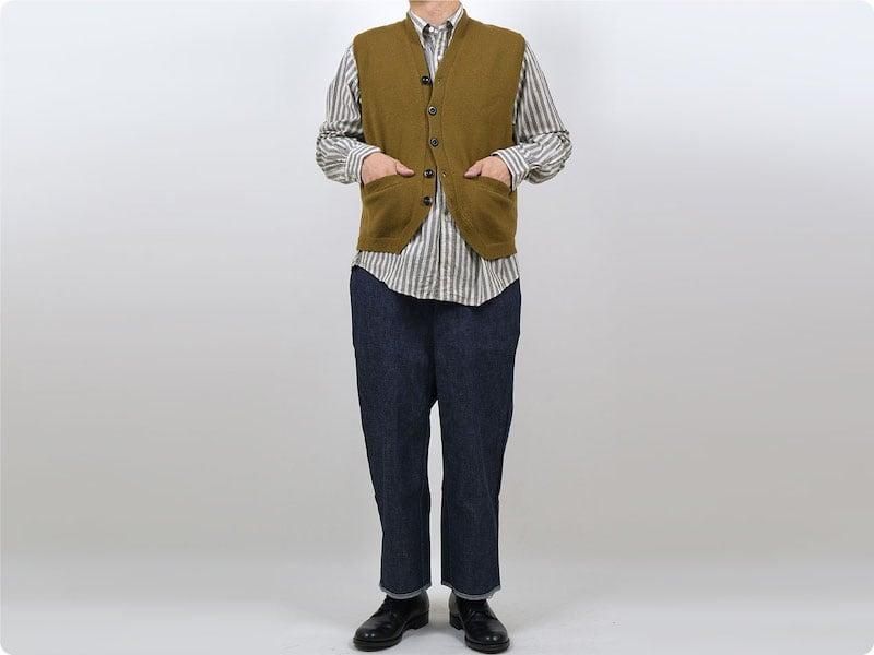 MHL. FELTED WOOL VEST 51Brown ̥󥺡