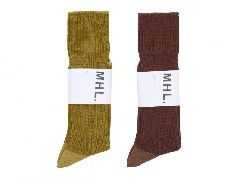 MHL. MELANGE WOOL SOCKS ̥󥺡