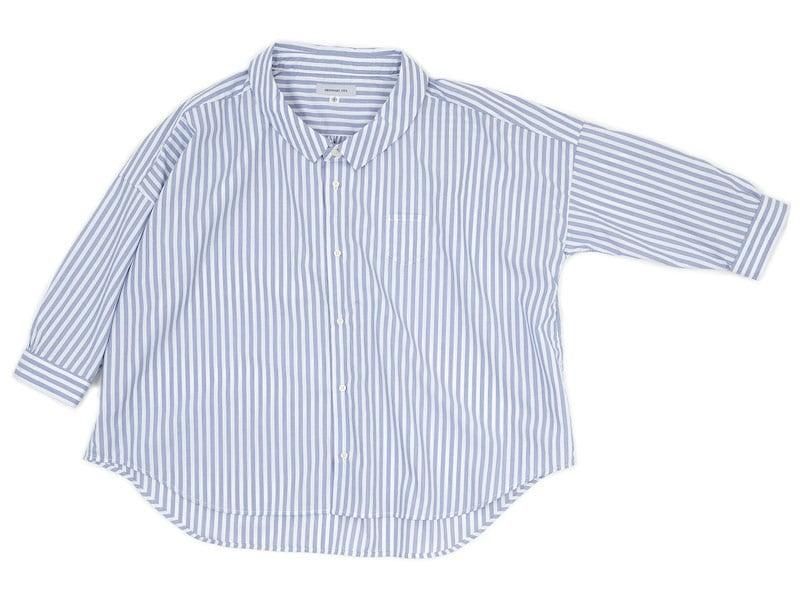 ordinary fits BARBER SHIRT STRIPE OFF WHITE