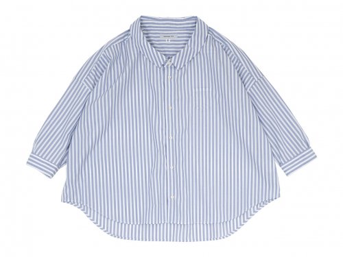 ordinary fits BARBER SHIRT STRIPE OFF WHITE
