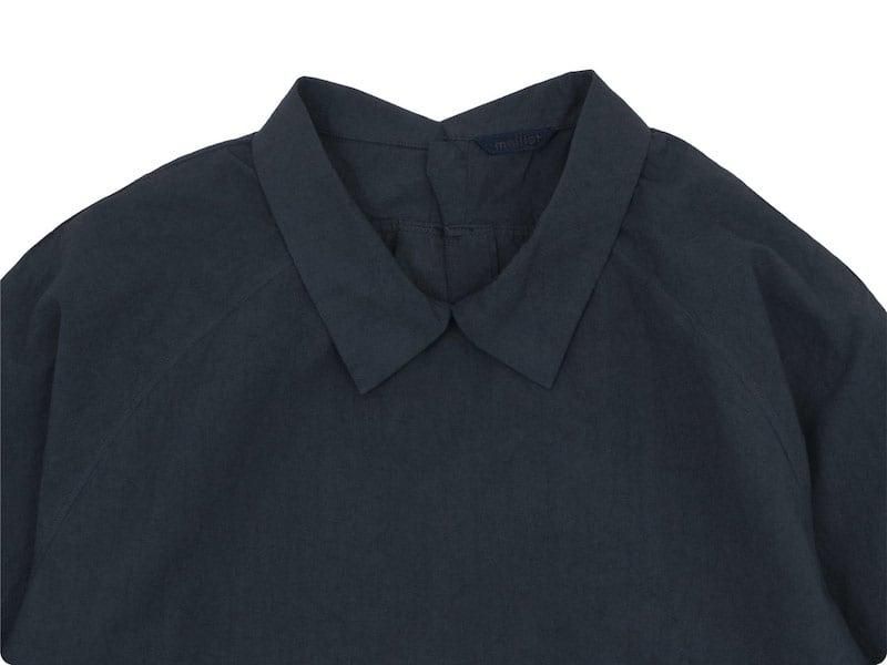 maillot mature rub cotton polo smock shirts INK BLACK