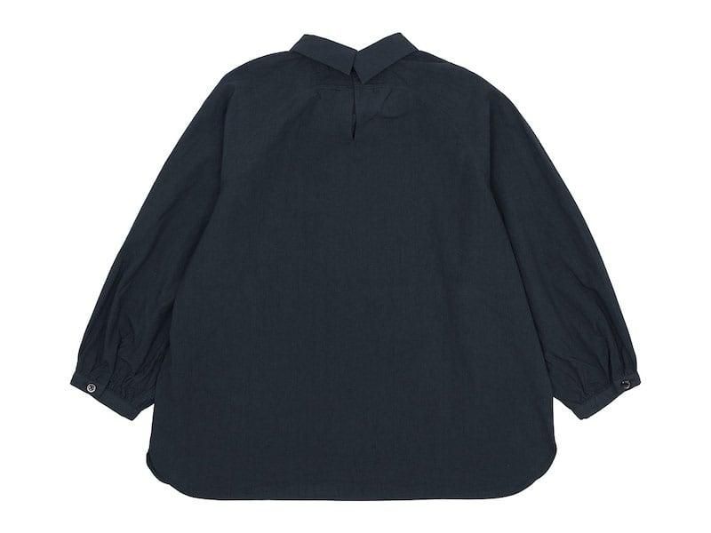 maillot mature rub cotton polo smock shirts INK BLACK