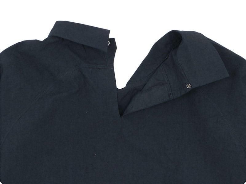 maillot mature rub cotton polo smock shirts INK BLACK