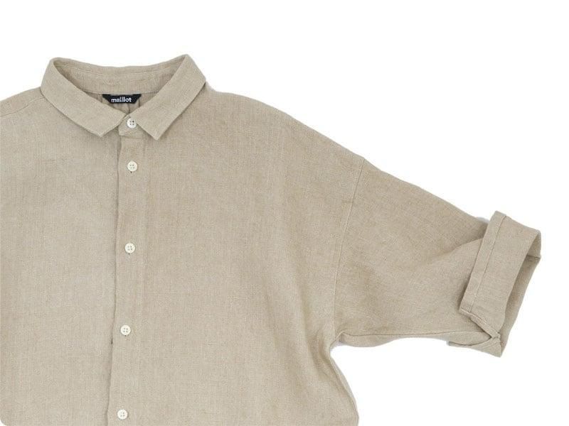 maillot mature heavy linen waist cord OP BEIGE