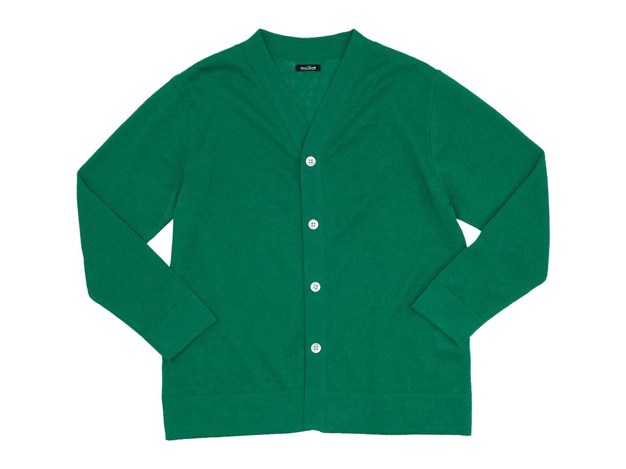 トップス maillot mature crew cardigan maillot mature wool raglan crew cardigan NAVY 通販・取扱い