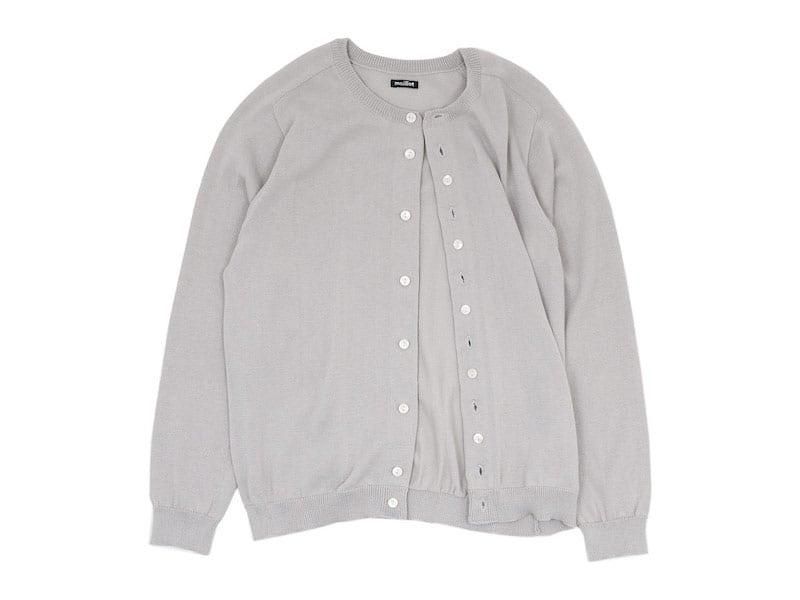 maillot mature C/P crew cardigan GREGE