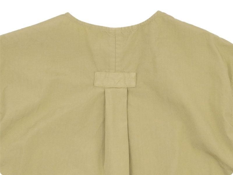 Charpentier de Vaisseau Selma Front Button Short Sleeve Shirts BEIGE