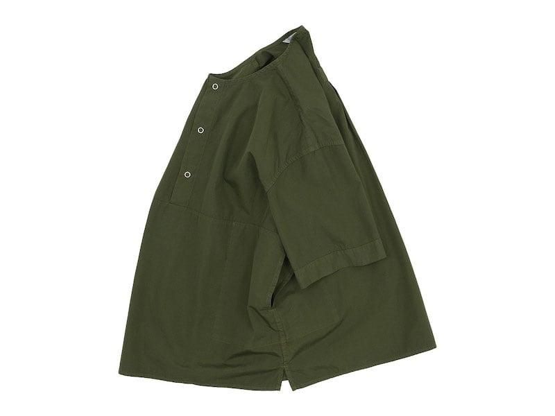 Charpentier de Vaisseau Selma Front Button Short Sleeve Shirts OLIVE