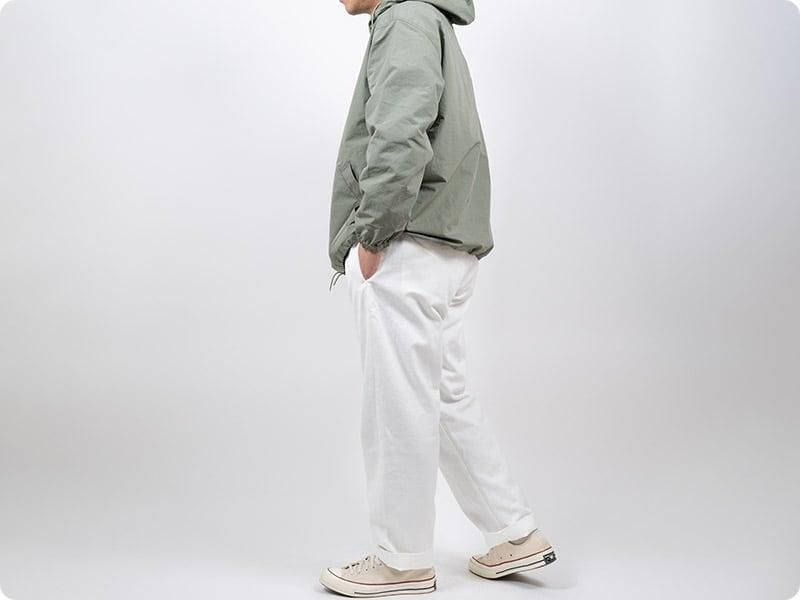 Charpentier de Vaisseau Bradley Herringbone Pants WHITE