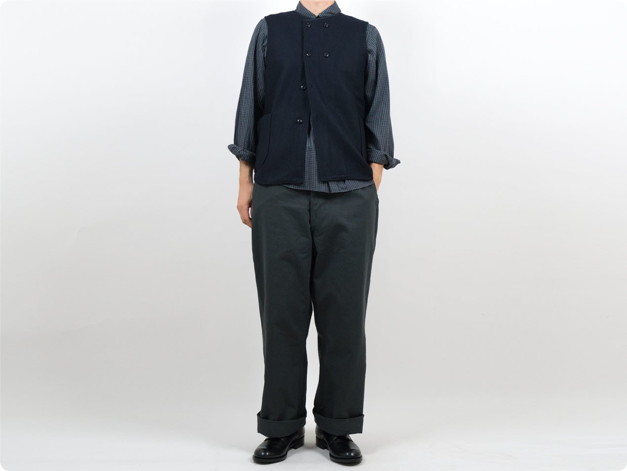 TUKI field trousers 34STEEL BLUE