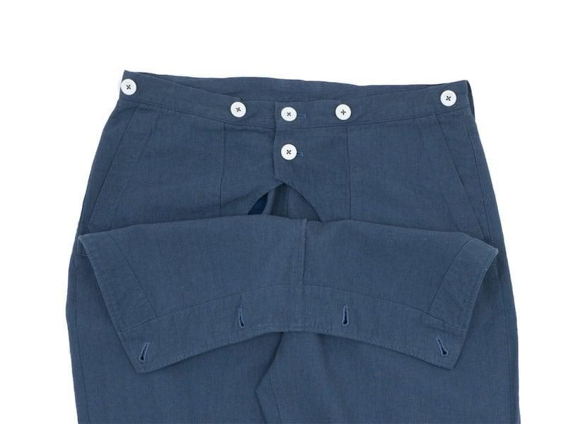 LOLO 綿麻セーラーパンツ BLUE LOLO通販・取扱い rusk（ラスク）