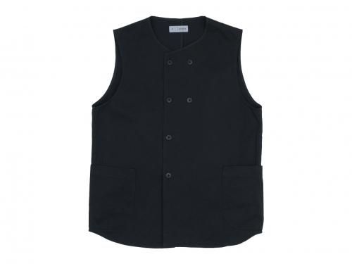nisica ダブルボタンベスト BLACK nisica通販・取扱い rusk