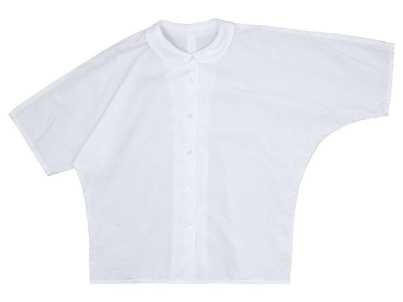 人気商品・限定商品ばかりの「超得 半額福袋」が販売開始 homspun(ホームスパン) 丸襟フラットカラー 100/2ブロード トップス