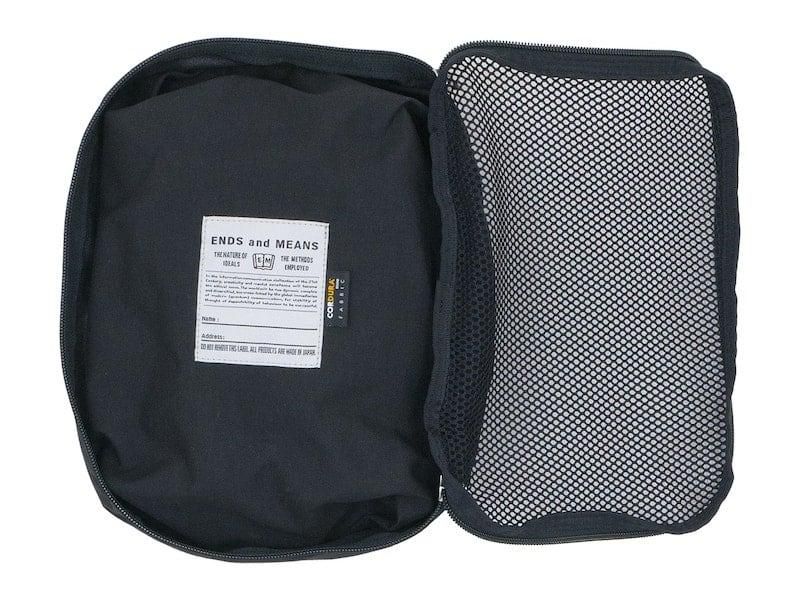 ENDS and MEANS Travel Pouch M BLACK