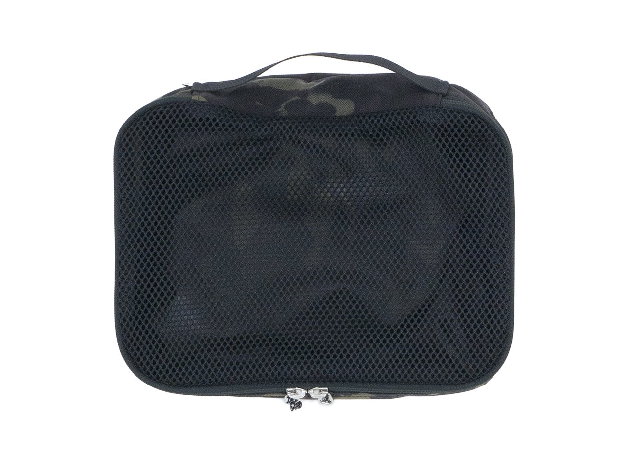 ENDS and MEANS Travel Pouch M BLACK MULTI CAM