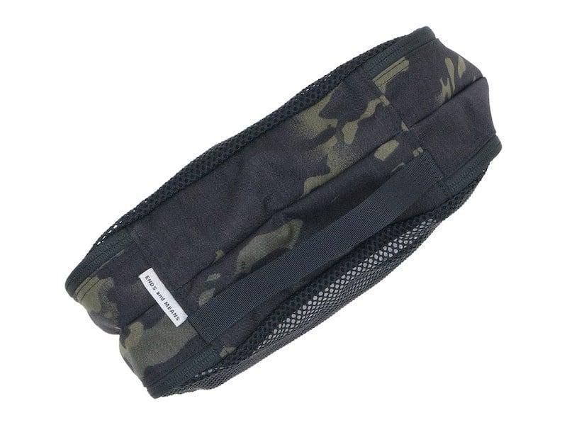 ENDS and MEANS Travel Pouch M BLACK MULTI CAM