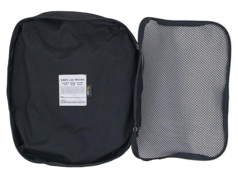 ENDS and MEANS Travel Pouch L BLACK