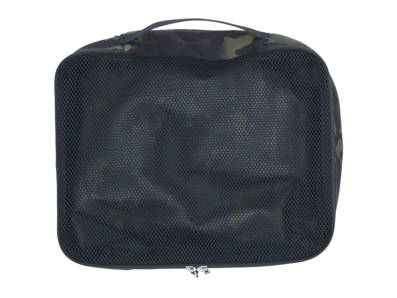 ENDS and MEANS Travel Pouch L BLACK MULTI CAM