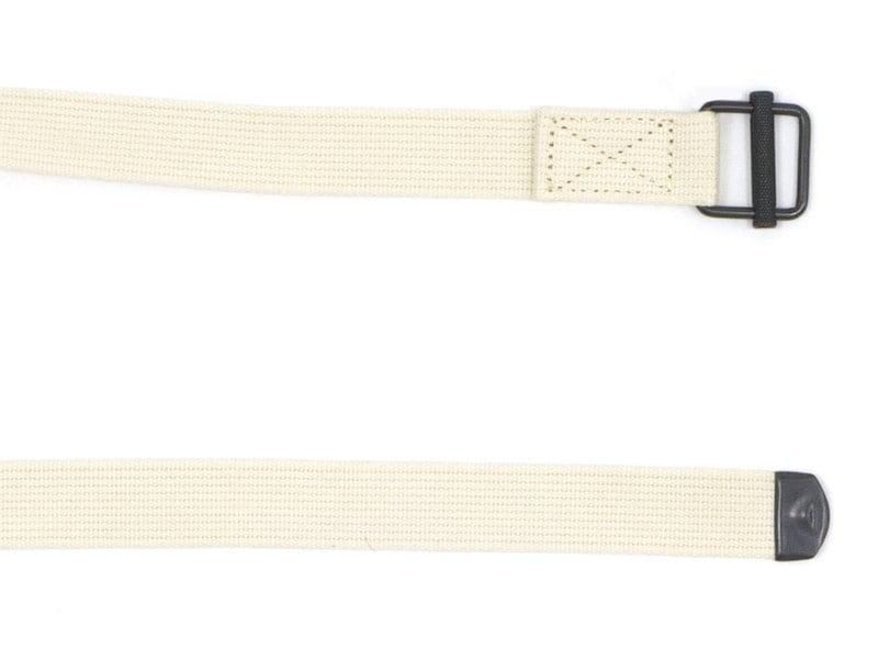 MHL. NARROW MILITARY BELT 32WHITE