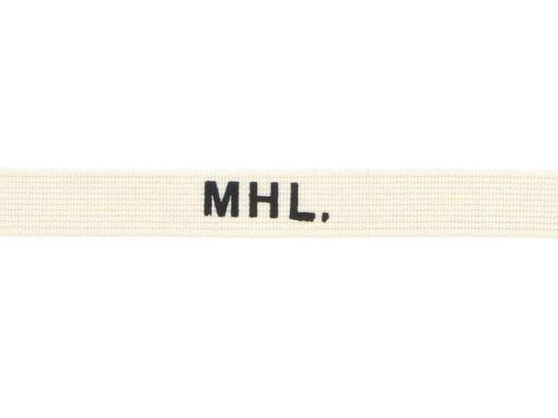 MHL. NARROW MILITARY BELT 32WHITE