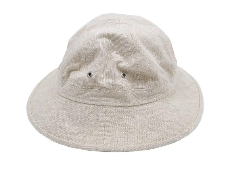 MHL. NATURAL DENIM HAT 42BEIGE