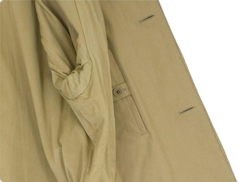 YAECA ステンカラーコート スタンダード カーキ S YAECA ステンカラーコート ショート KHAKI 〔メンズ〕 【13501