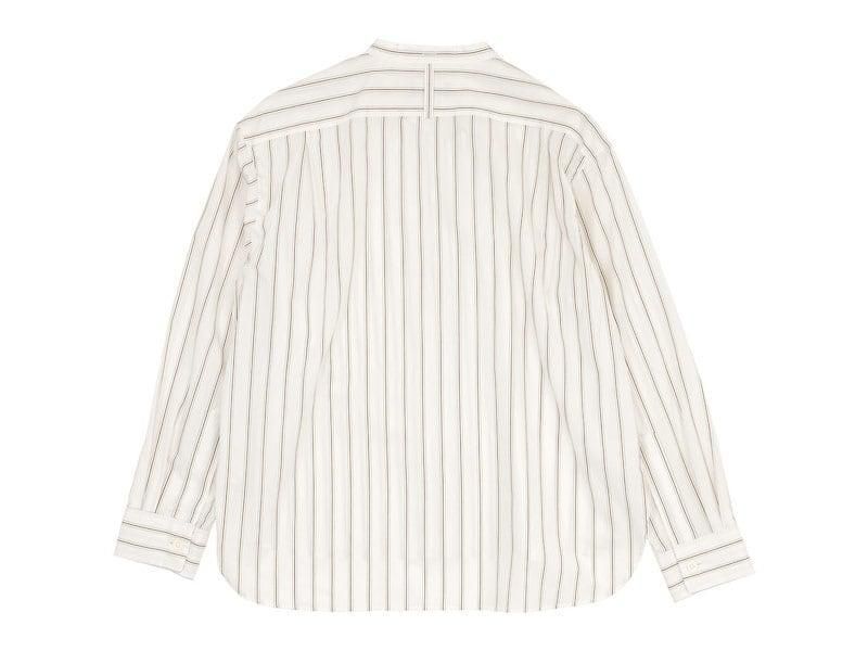 MARGARET HOWELL SUPERFINE COTTON STRIPE SHIRTS 58BROWN ̥ǥ