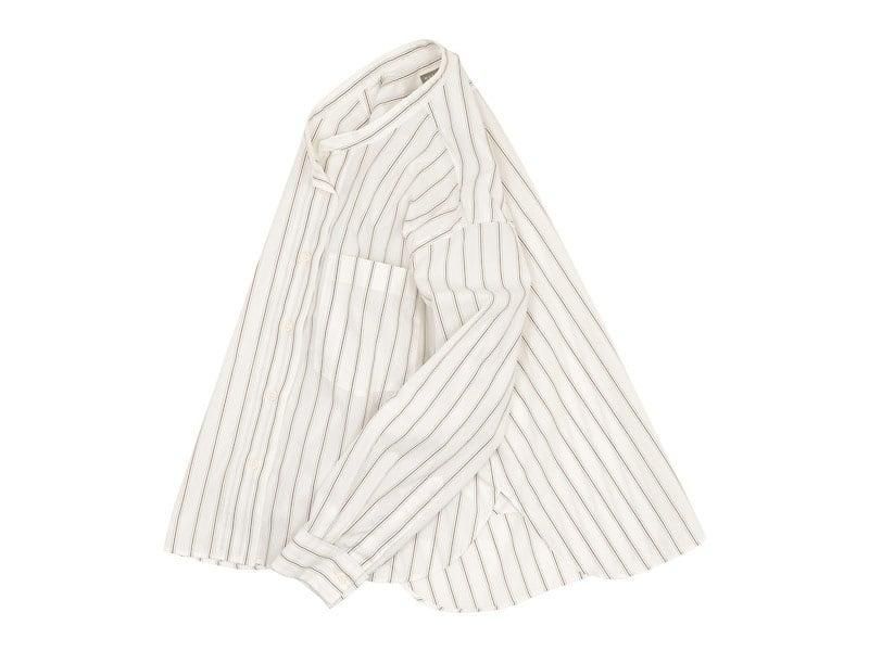 MARGARET HOWELL SUPERFINE COTTON STRIPE SHIRTS 58BROWN ̥ǥ