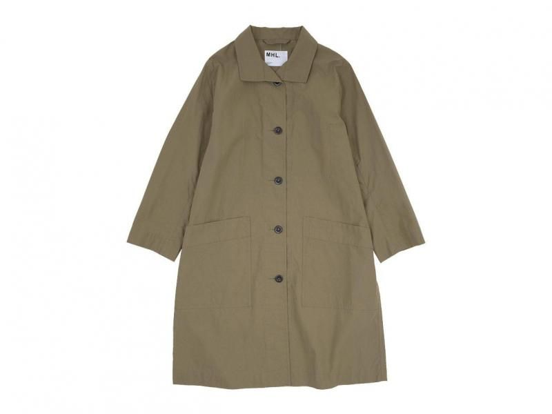 MHL. PROOFED COTTON POPLIN COAT 43BEIGE ̥ǥ
